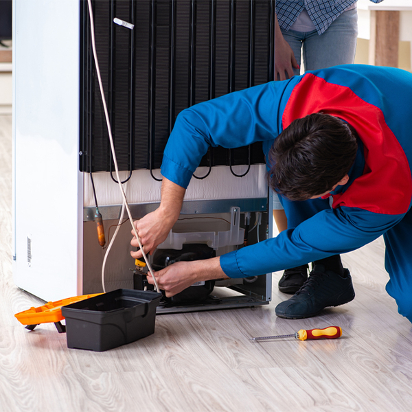 how much do you charge for refrigerator repair services in Montcalm WV